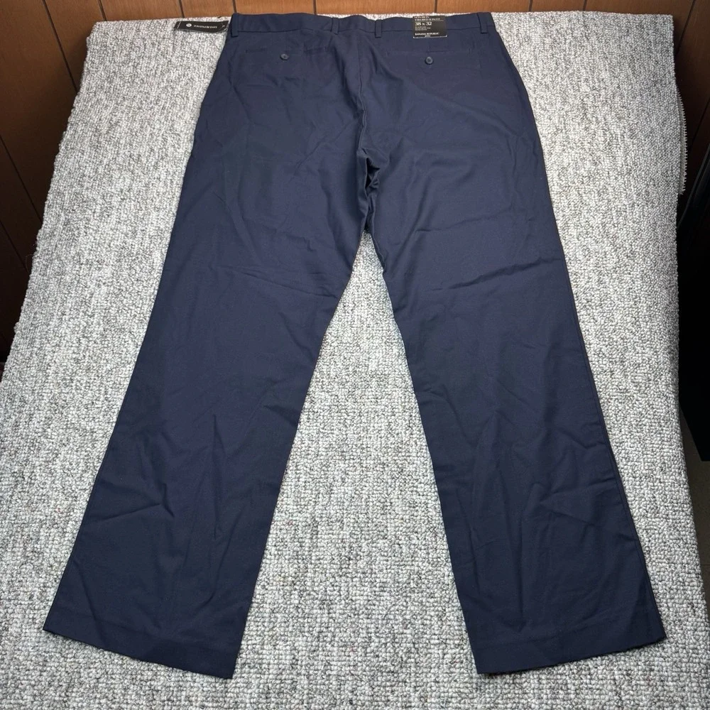 Banana Republic Dress Pants Mens 38x32 Non-Iron Tailored Slim Fit Blue NWT